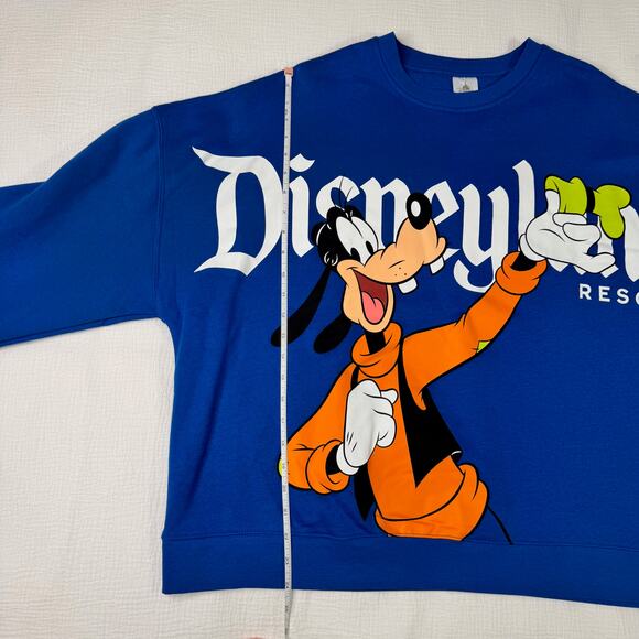 Disneyland Resort DLR Goofy Spirit Jersey Pullover Women's XL Bright Blue Royal - Picture 5 of 16